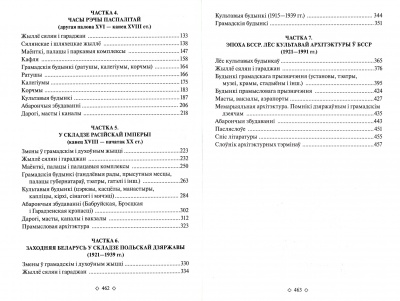 Кароткая гiсторыя архiтэктуры Беларусi